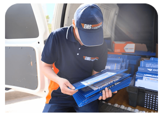 Проверяете посылку и оплачиваете